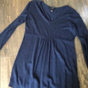 Navy blue Maternity sweater.